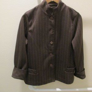 Vintage Weekenders Brown Short Jacket - Size Medium